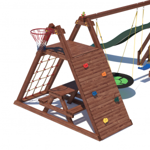 Детская деревянная игровая площадка для улицы дачи CustWood Active 7